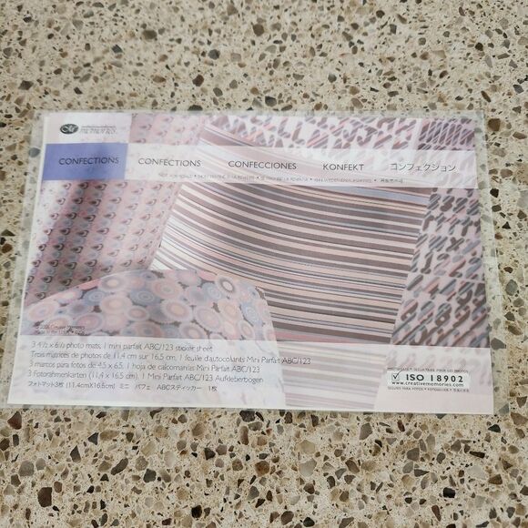 Creative Memories Confections Scrapbook Paper & Sticker Set Bundle Of 2 Sets - Picture 2 of 5